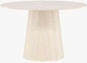 Mesa de jantar redonda com efeito de madeira Lanzo, Ø 120 cm