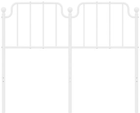 Cabeceira de cama 120 cm metal branco