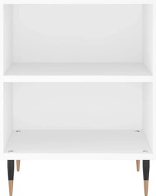 Mesa de cabeceira 40x30x50 cm derivados de madeira branco