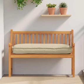 vidaXL Almofada para Palete Bege 120 x 50 x 12 cm em Tecido Oxford