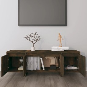 Móvel de TV 120x30x40,5 cm derivados de madeira carvalho fumado