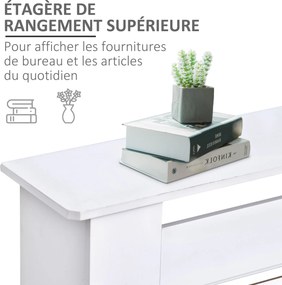 Cobertura de Radiador Extensível, 208,5 x 20,5 x 82,5 cm, Design Contemporâneo, Branco