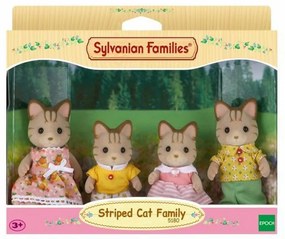 Figuras de Ação Sylvanian Families Striped Cat Family
