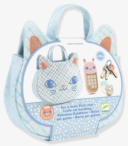 Saco de mão Petit chat Djeco azul