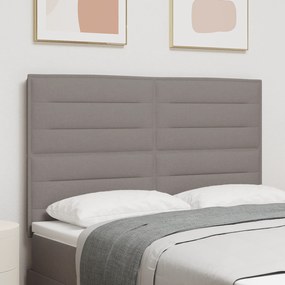 Cabeceira Design Lines Taupe 140 cm Tecido