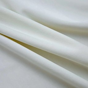 Cortinas blackout com argolas 2 pcs 140x245 cm veludo creme