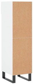 Sapateira 30x35x105 cm derivados de madeira branco brilhante