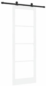 Porta Deslizante vidaXL com Conjunto de Ferragens 'ORKDAL'Branca 83x23