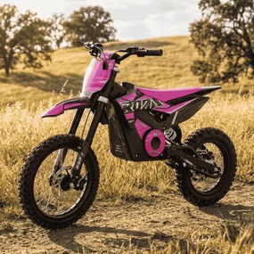 Mini moto elétrica para crianças velocidade até 50 km/h C/Limitador 907 2000W 48V 13Ah Litio Rosa