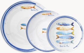 Pratos Bord De Mer, conjunto de 18