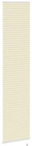 Creme Plissada Cega 40x200 cm Largura Tecido 39,4 cm Poliéster