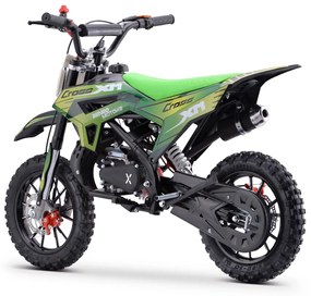 Mota cross gasolina 50 cc para crianças Motors CROSS XM Verde