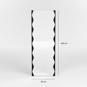 Espelho Melodia – Preto – 50 cm x 140 cm