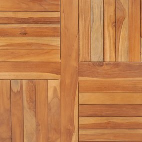 Tampo de mesa quadrado 90x90x2,5 cm madeira de teca maciça