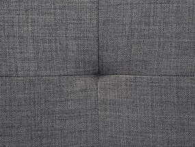 Sofá de canto em tecido cinzento escuro KIRUNA Beliani