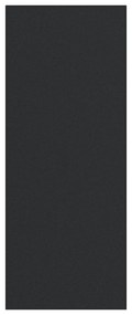 Tapete Retangular vidaXL Preto 120x300 cm