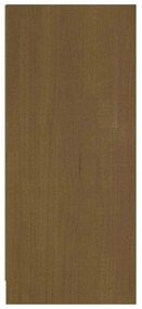 Aparador pinho maciço 70x33x76 cm castanho mel