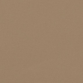 Toldo lateral retrátil 180x1200 cm cinzento-acastanhado