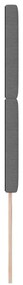 Luz de Cabeceira LED Cinza 90 cm Tecido de Corduroy