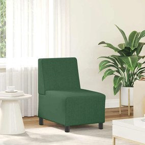 vidaXL | Unidade de Sofá Modular Sem Braços | Verde Selva 55 x 74 x 82 cm
