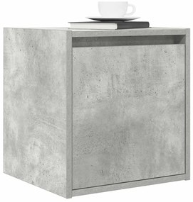 Mesas de cabeceira parede 2 pcs 38x34x40 cm cinza cimento