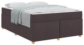 Estrutura da Cama Outros Castanho escuro 160 x 200 cm tecido