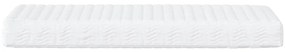 Sofá-cama com colchão 100x200 cm tecido cinzento-acastanhado