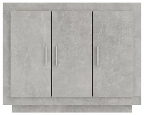 Aparador 92x35x75 cm madeira processada cinza cimento