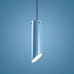 Candeeiro de Teto Kesik – Azul Claro – Diâmetro 40 cm