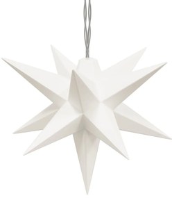 Estrela da Morávia com 10 luzes LED 10 cm branco