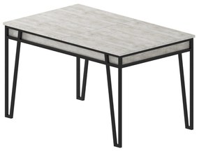 Mesa de Jantar Extensível "Pal" – 132-170x80x76 cm – Branco – Design B