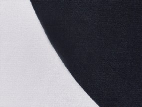 Tapete para crianças preto e branco ⌀ 120 cm PANDA Beliani