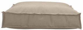 Almofada de palete para assento taupe 70x70x12 cm - Tecido Oxford
