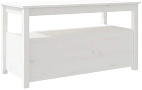 Mesa de centro 102x49x55 cm pinho maciço branco