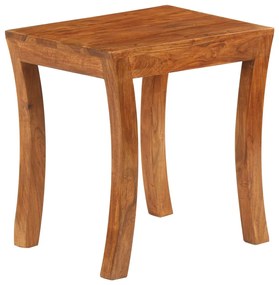 Mesas encastrar 3 pcs madeira acácia maciça 50x35x50cm castanho