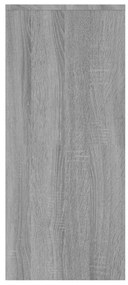 Aparador 102x33x75 cm derivados de madeira cinzento sonoma