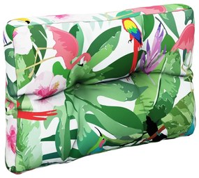 Almofadões para móveis de paletes 2 pcs tecido multicolor
