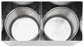 Dispensador de molhos aço inoxidável 2 x 3,5 L