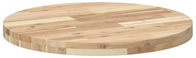 Tampo de mesa redondo Ø60x4 cm madeira de acácia maciça
