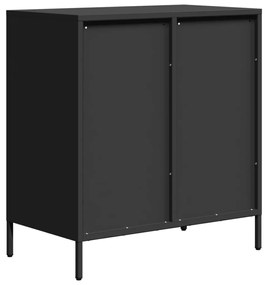 Aparador 68x39x73,5 cm aço laminado a frio preto