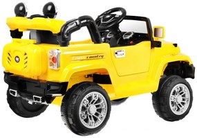 Jipe elétrico para Crianças 12V JEEP JJ245 Amarelo