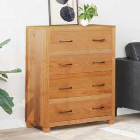 vidaXL Armário com gaveta Castanho Madeira processada