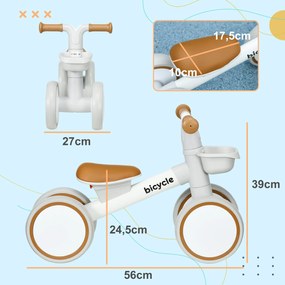 AIYAPLAY Bicicleta sem Pedais para Crianças de 12-36 Meses Bicicleta d