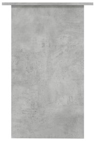 Secretária 90x50x74 cm derivados de madeira cinzento cimento