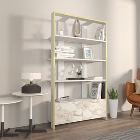 Estante Elena – Branco – 93,6 cm Largura x 160 cm Altura x 31,5 cm Pro