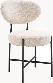 Cadeiras em bouclé Vicq, conjunto de 2