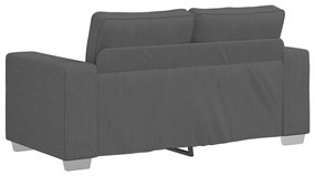Sofá-luvas 120 cm tecido corduroy cinzento-escuro