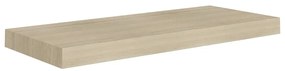Prateleiras parede suspensas 4 pcs 60x23,5x3,8 cm MDF carvalho