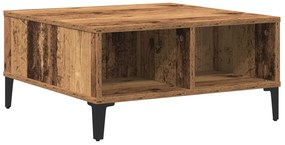 Mesa de Cafe da vidaXL Madeira Antiga 60x60x30 cm Madeira Engenharia