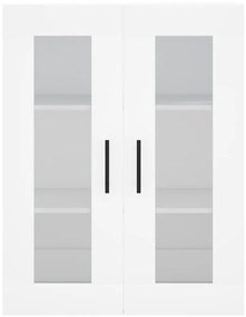 Armário alto 69,5x34x180 cm derivados de madeira branco